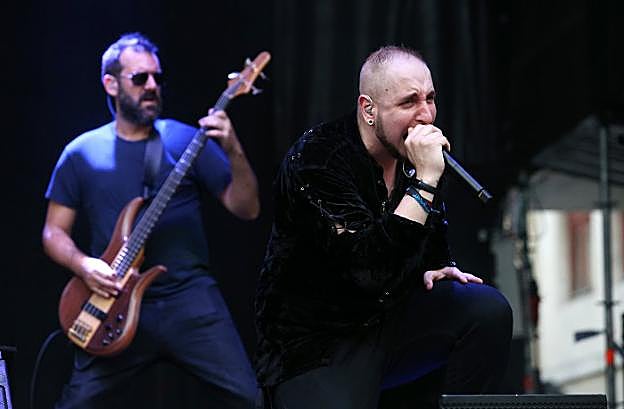 Un momento de la actuación de Arenia. 