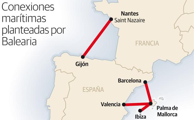 La UE califica de «excelente» la propuesta de Balearia para recuperar la autopista del mar