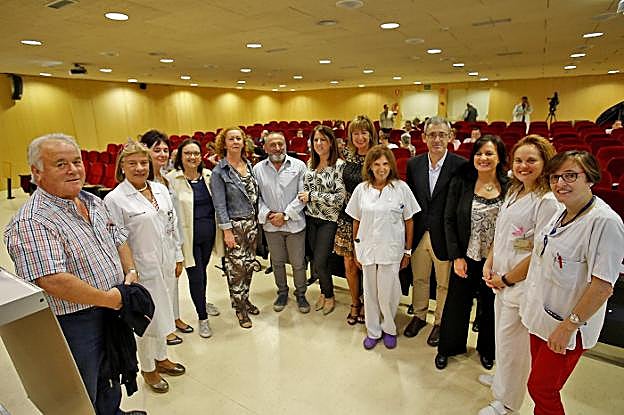 Participantes en la jornada del Hospital de Cabueñes. 