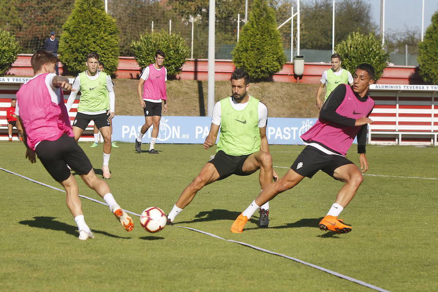 Fotos: Entrenamiento del Sporting (10-10)