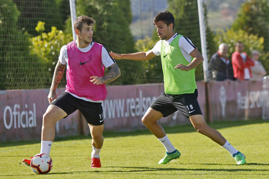 Fotos: Entrenamiento del Sporting (10-10)