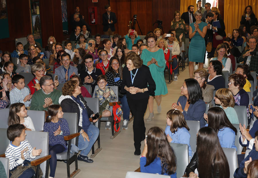 La premio Princesa de Asturias 2018 de la Concordia Sylvia A. Earle visita a los alumnos del IES Doña Jimena