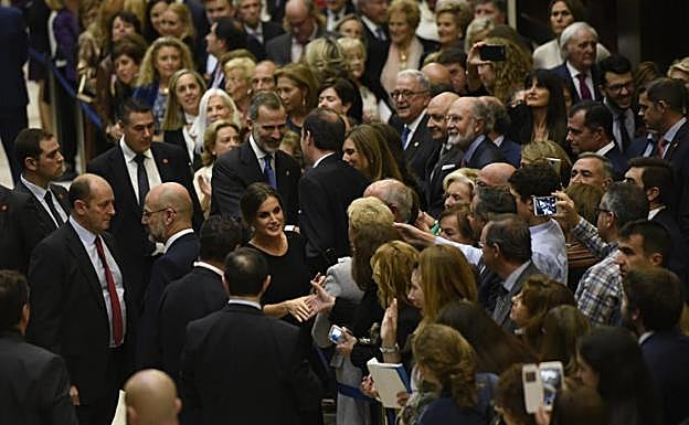 Muchas caras conocidas en el concierto