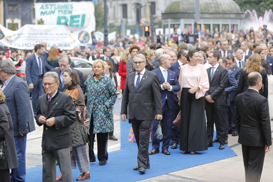 Fotos: La alfombra azul de los Premios Princesa de Asturias 2018