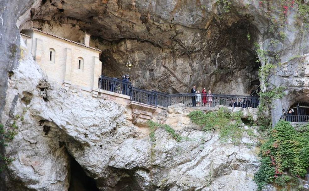 Visita real a Covadonga el pasado 8 de septiembre.