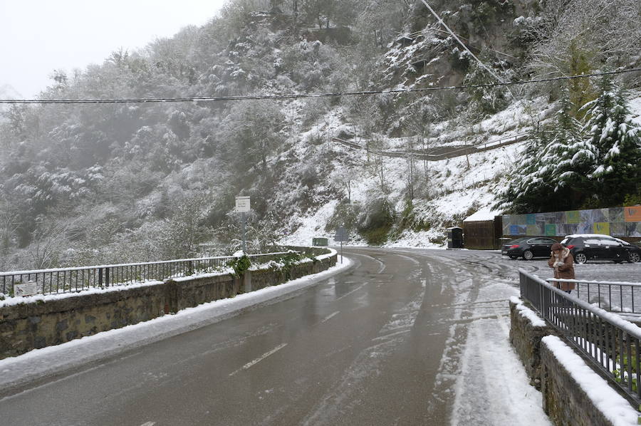 El temporal se ha recrudecido y además de complicar la comunicación con la Meseta, ha ocasionado numerosas incidencias. La nieve ha cubierto muchos puntos de la región dejando estampas totalmente invernales
