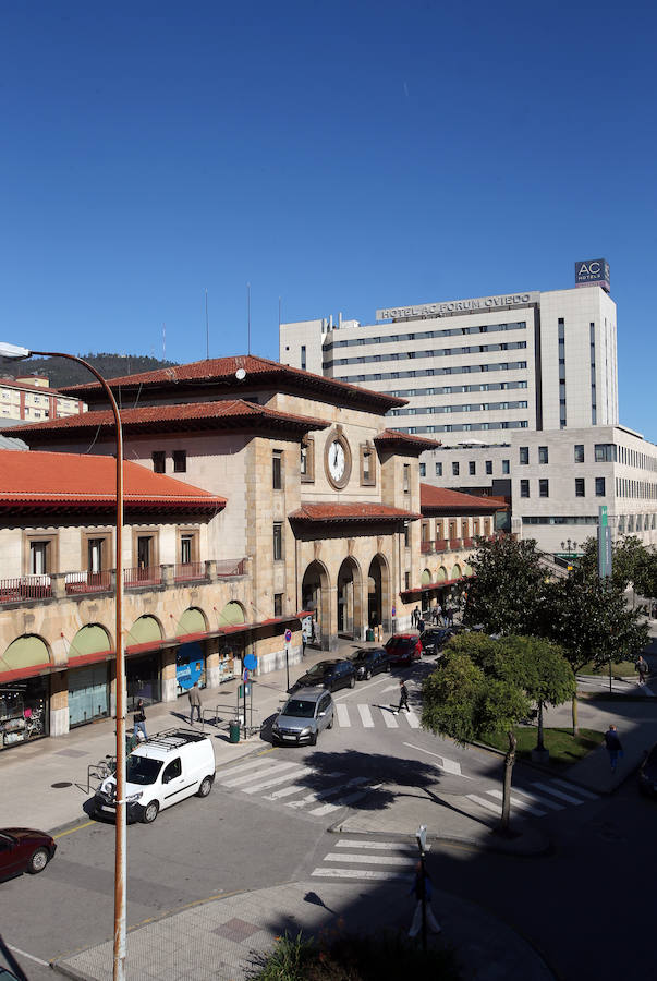 Una vista de la estación. 