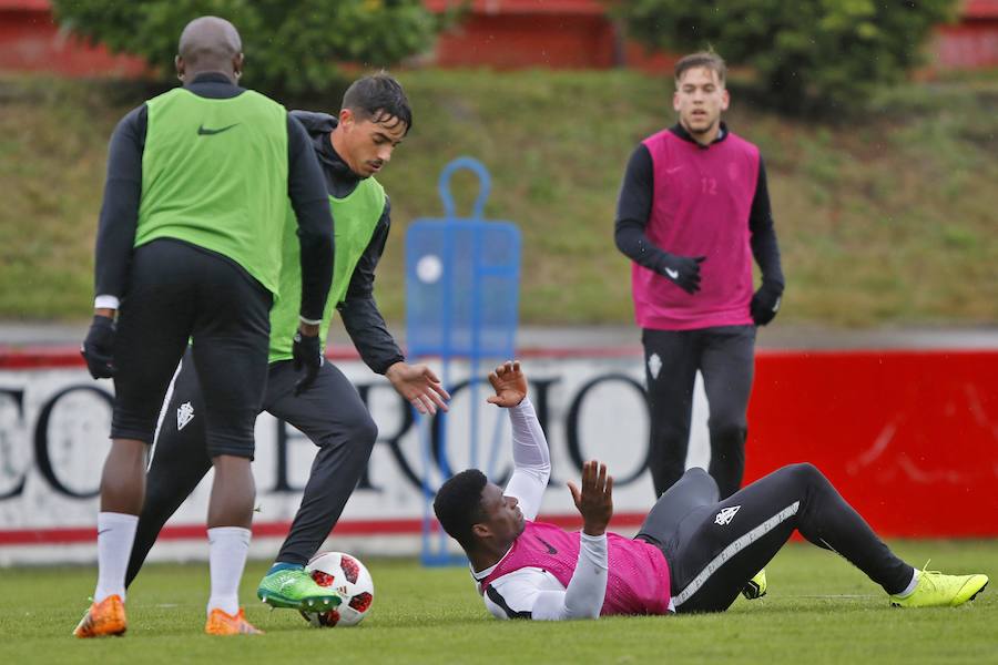 Fotos: Entrenamiento del Sporting (29-10-2018)