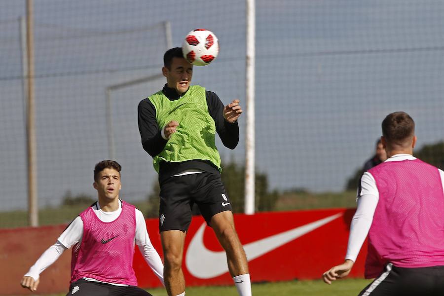 Fotos: Entrenamiento del Sporting en Mareo (30-10)