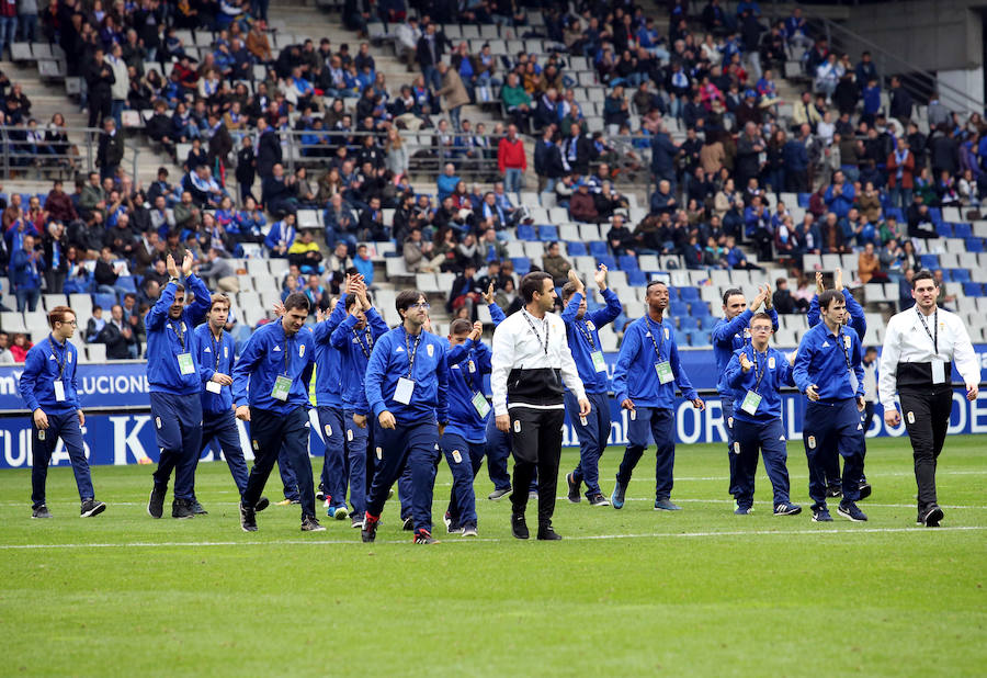 El conjunto azul sumó un punto en casa. Los tantos fueron de Ibrahima y de Carlos Hernández en propia puerta. 