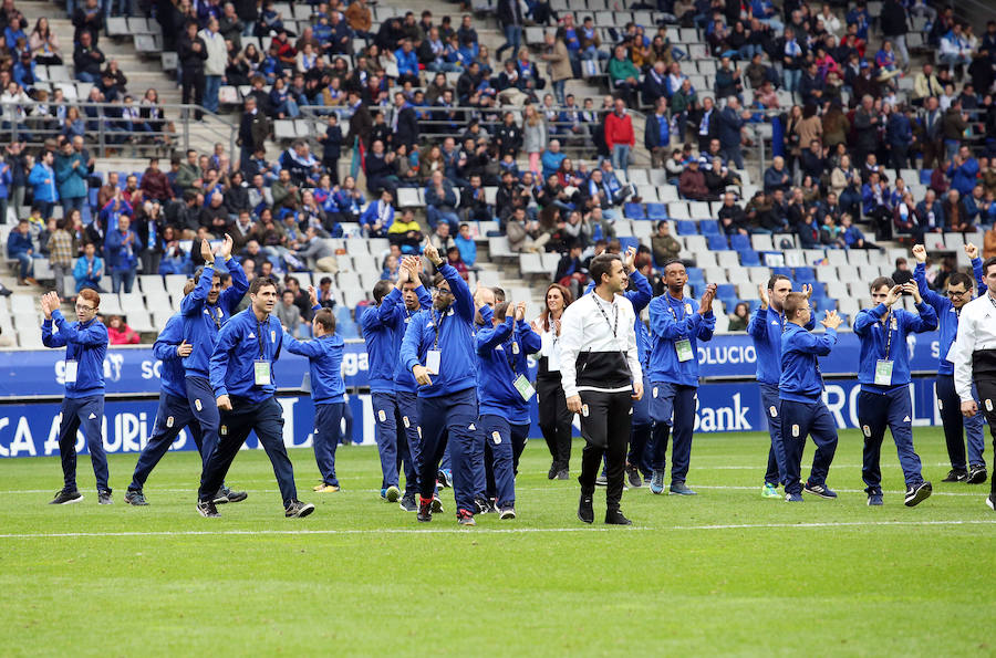 El conjunto azul sumó un punto en casa. Los tantos fueron de Ibrahima y de Carlos Hernández en propia puerta. 