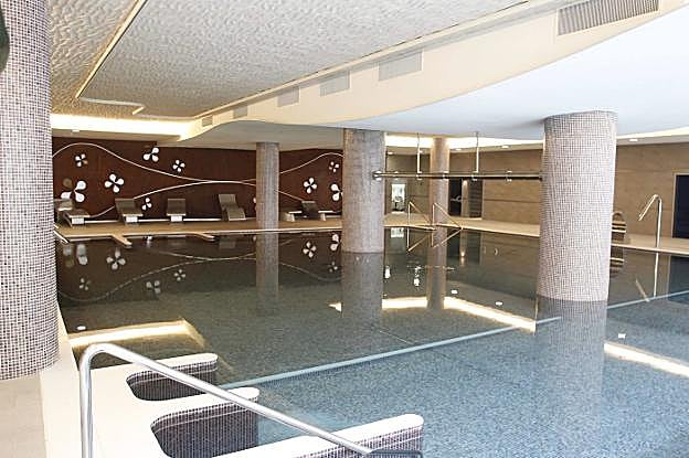 El spa instalado en las instalaciones del geriátrico de Felechosa. 