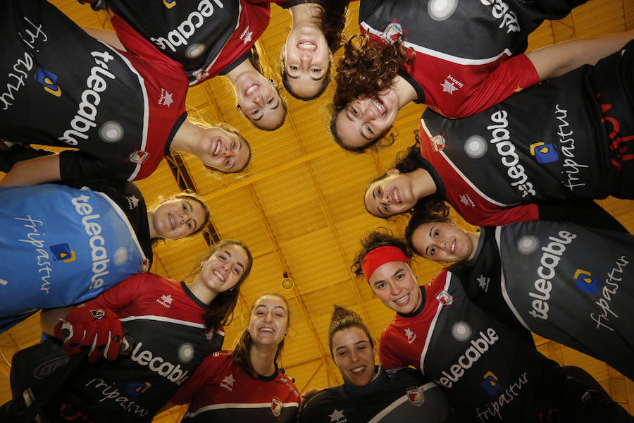 El club gijonés cuenta con el equipo femenino de OK liga como joya de la corona