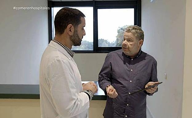 Chicote y el gerente del hospital de Barbanza