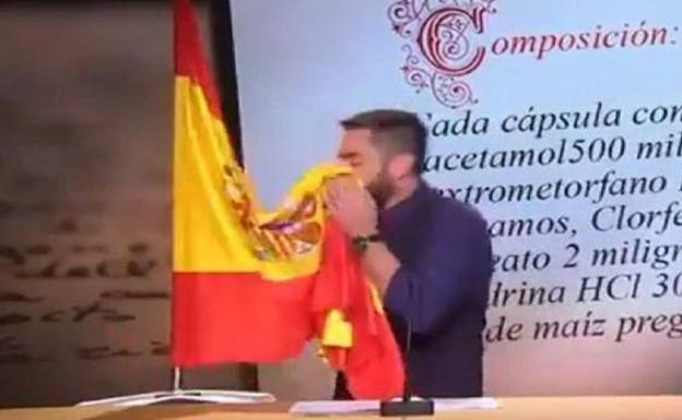 Cancelan dos funciones de Dani Mateo tras su polémico sketch con la bandera de España