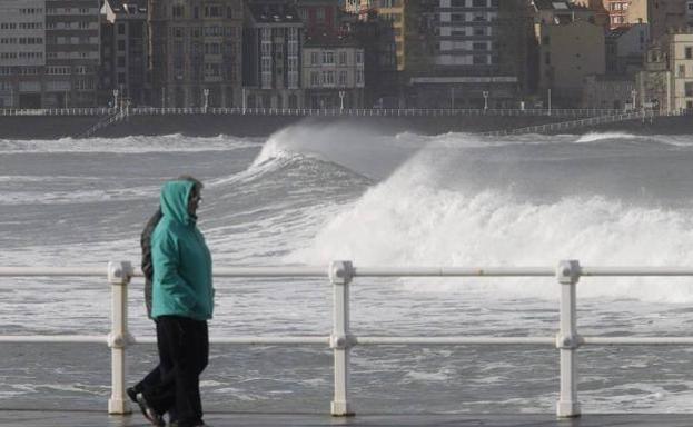 Asturias, en alerta por vientos de hasta 110 kilómetros por hora