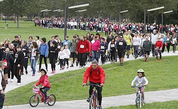Participantes en la marcha del año pasado.