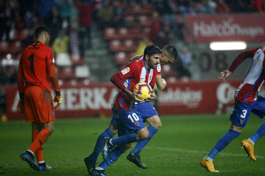 Fotos: Sporting 2-2 Málaga, en imágenes