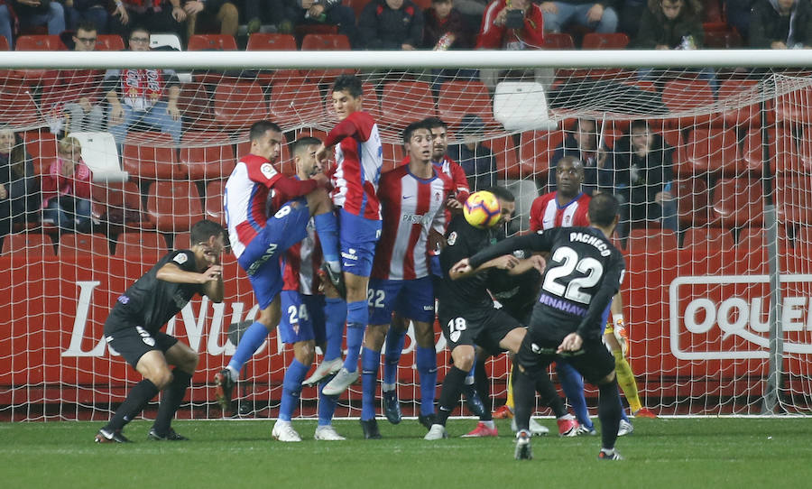 Fotos: Sporting 2-2 Málaga, en imágenes