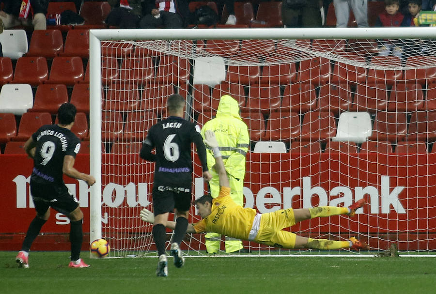 Fotos: Sporting 2-2 Málaga, en imágenes