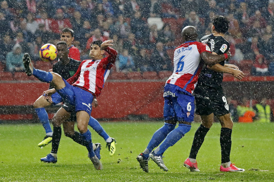 Fotos: Sporting 2-2 Málaga, en imágenes
