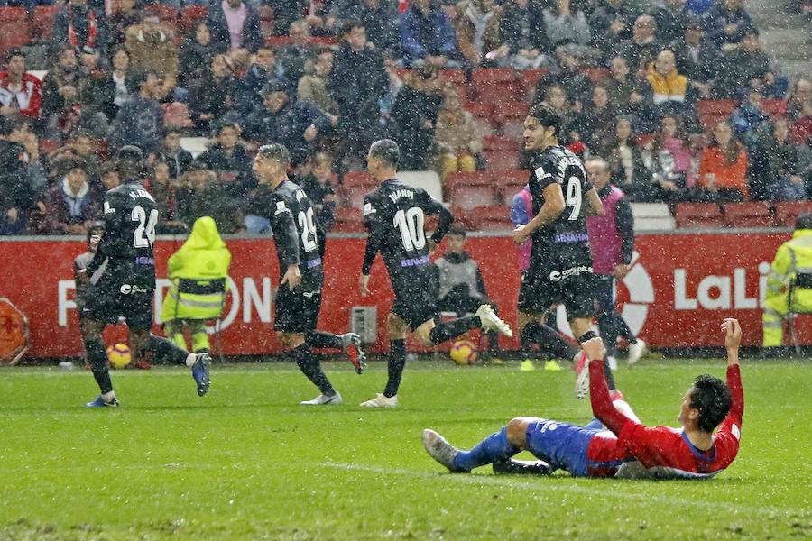 Fotos: Sporting 2-2 Málaga, en imágenes