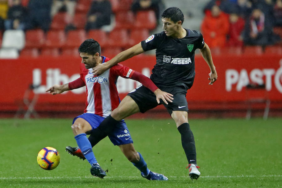 Fotos: Sporting 2-2 Málaga, en imágenes