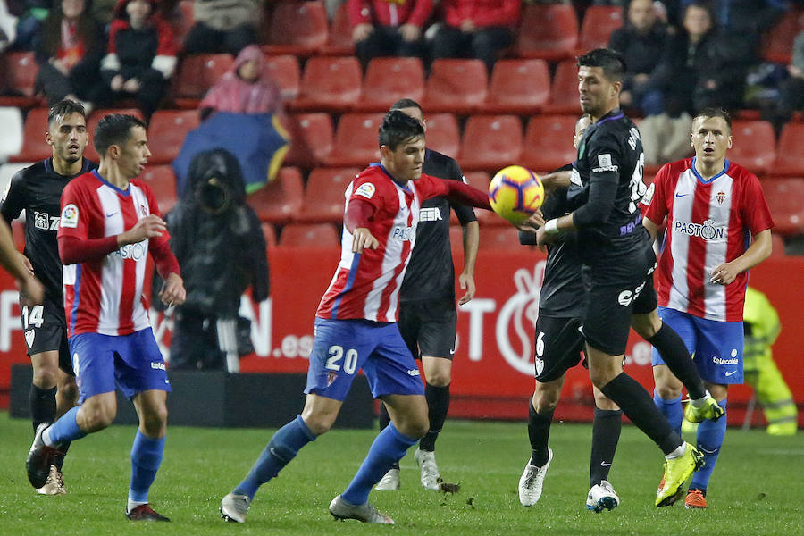 Fotos: Sporting 2-2 Málaga, en imágenes