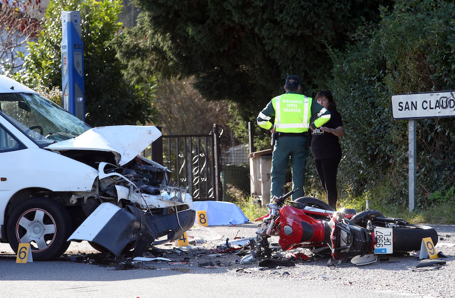 El suceso se produjo en Santa Marina de Piedramuelle, en San Claudio.