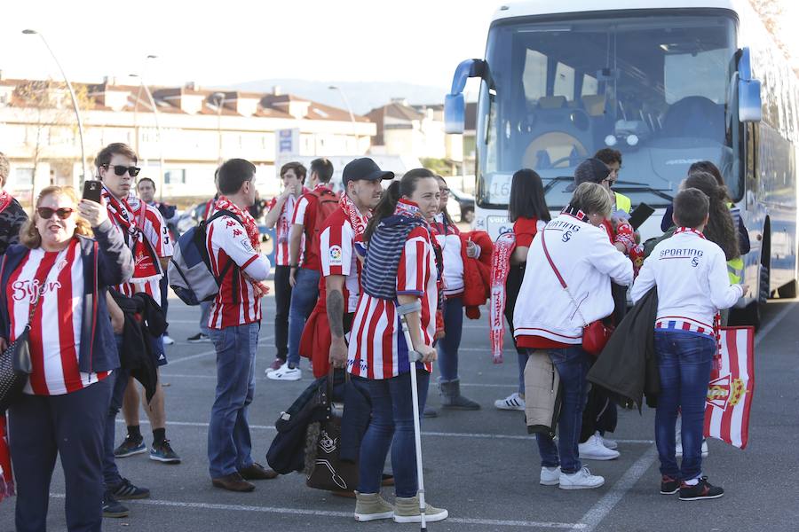 La Mareona se dirige a la capital asturianas para ver el encuentro que se disputa en el estadio Carlos Tartiere.