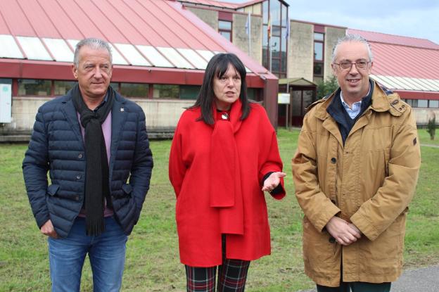 José Manuel Felgueres, Susana López y Juan Ramón González. 