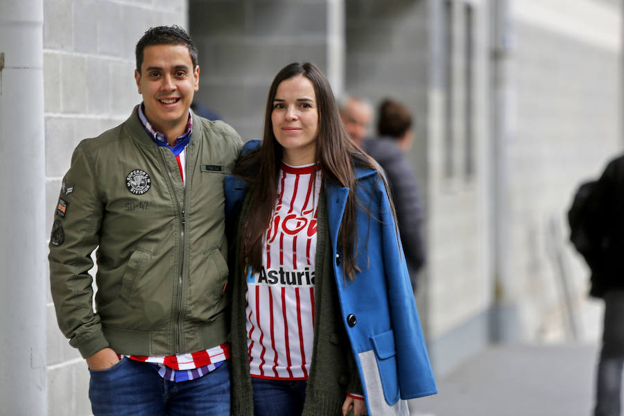 La afición rojiblanca llenó de alegría el campo del Eibar durante el encuentro de Copa del Rey