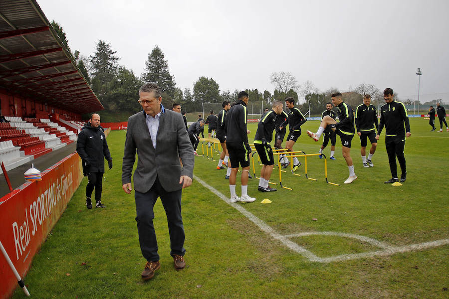 Fotos: Entrenamiento del Sporting (13-12-2018)