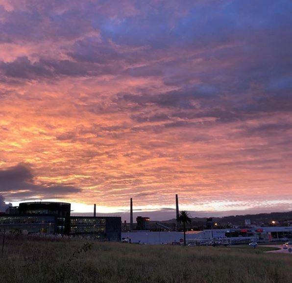 Amanecer en Avilés