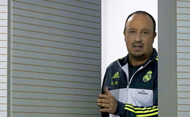 Rafa Benítez, en su etapa en el Real Madrid. 