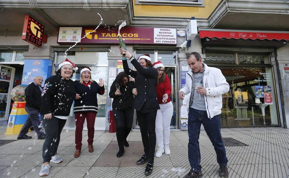Lotería de Navidad 2018: El Gordo, con el número 3347, cae en Gijón, Oviedo, Piloña y Mieres