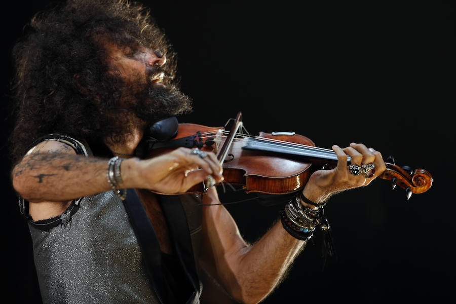 El violinista no defraudó con 'La increíble gira del violín' en su actuación en el Palacio de Deportes de Gijón. Un concierto enmarcado en el Metrópoli Winter 2018