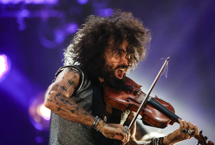 El violinista no defraudó con 'La increíble gira del violín' en su actuación en el Palacio de Deportes de Gijón. Un concierto enmarcado en el Metrópoli Winter 2018