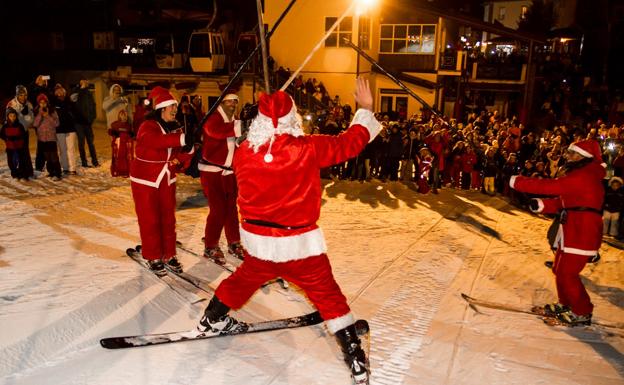 La visita de Papá Noel es el primer gran evento navideño