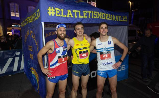 Eduardo Menacho y María Suárez ganan la XXXI San Silvestre de Avilés