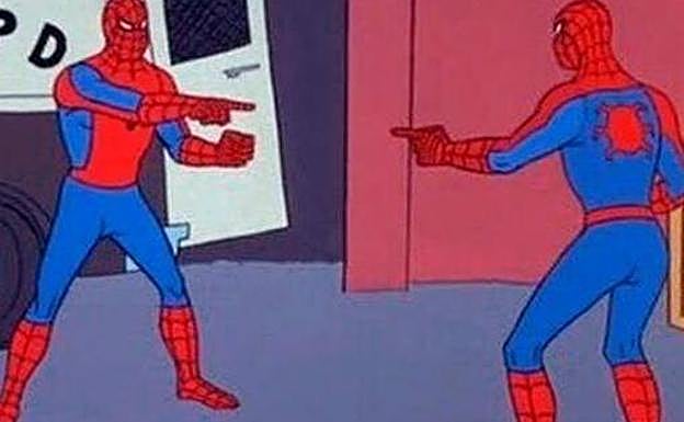 El viral del doble Spiderman también puede ser útil para añadir una felicitación.