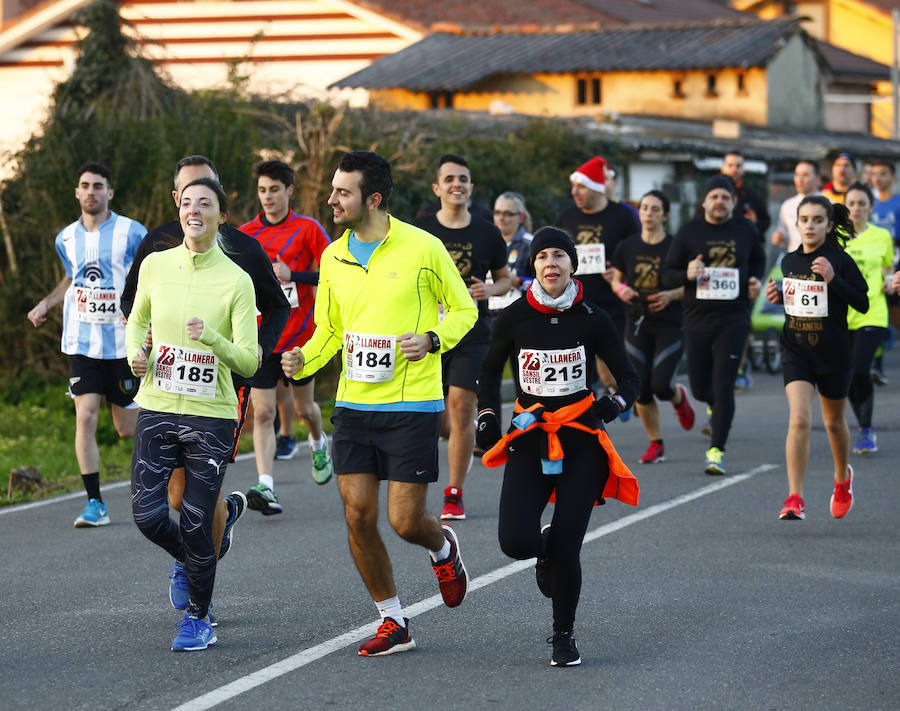 Llanera también se sumó a la tradicional carrera de Sal Silvestre con un recorrido desde Lugo de Llanera hasta Posada de Llanera 