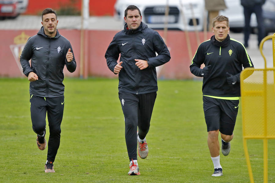 Fotos: Entrenamiento del Sporting (02/01/2019)