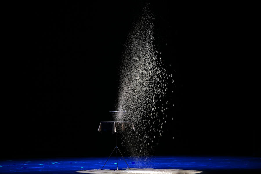 El espectáculo dejó boquiabiertos a los más pequeños