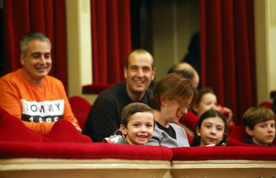 El espectáculo dejó boquiabiertos a los más pequeños