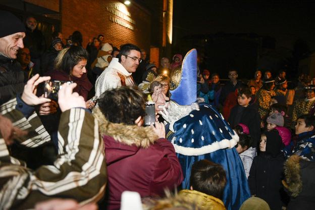 Los Reyes adoraron al Niño en en la iglesia de La Corredoria. 