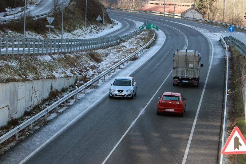 as temperaturas bajo cero con las que la región lleva días amaneciendo muestran estampas sorprendentes que compensan la sensación de frío. 