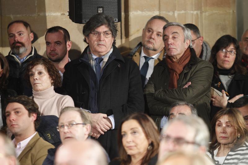 El presidente del PP acude al Hotel de la Reconquista en el que ha tenido lugar el acto oficial de presentación de Teresa Mallada como candidata a la Presidencia del Principado y de Alfredo Canteli como candidato al Ayuntamiento de la capital asturiana