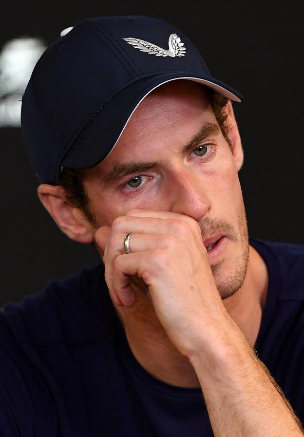 Murray, entre lágrimas. :: AFP