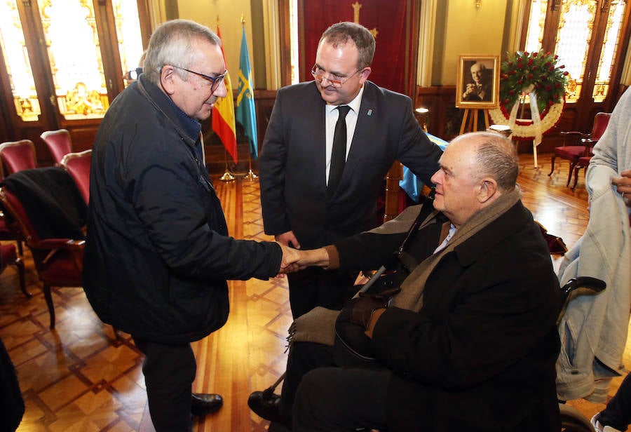 El Parlamento asturiano dio su último adiós al expresidente regional 